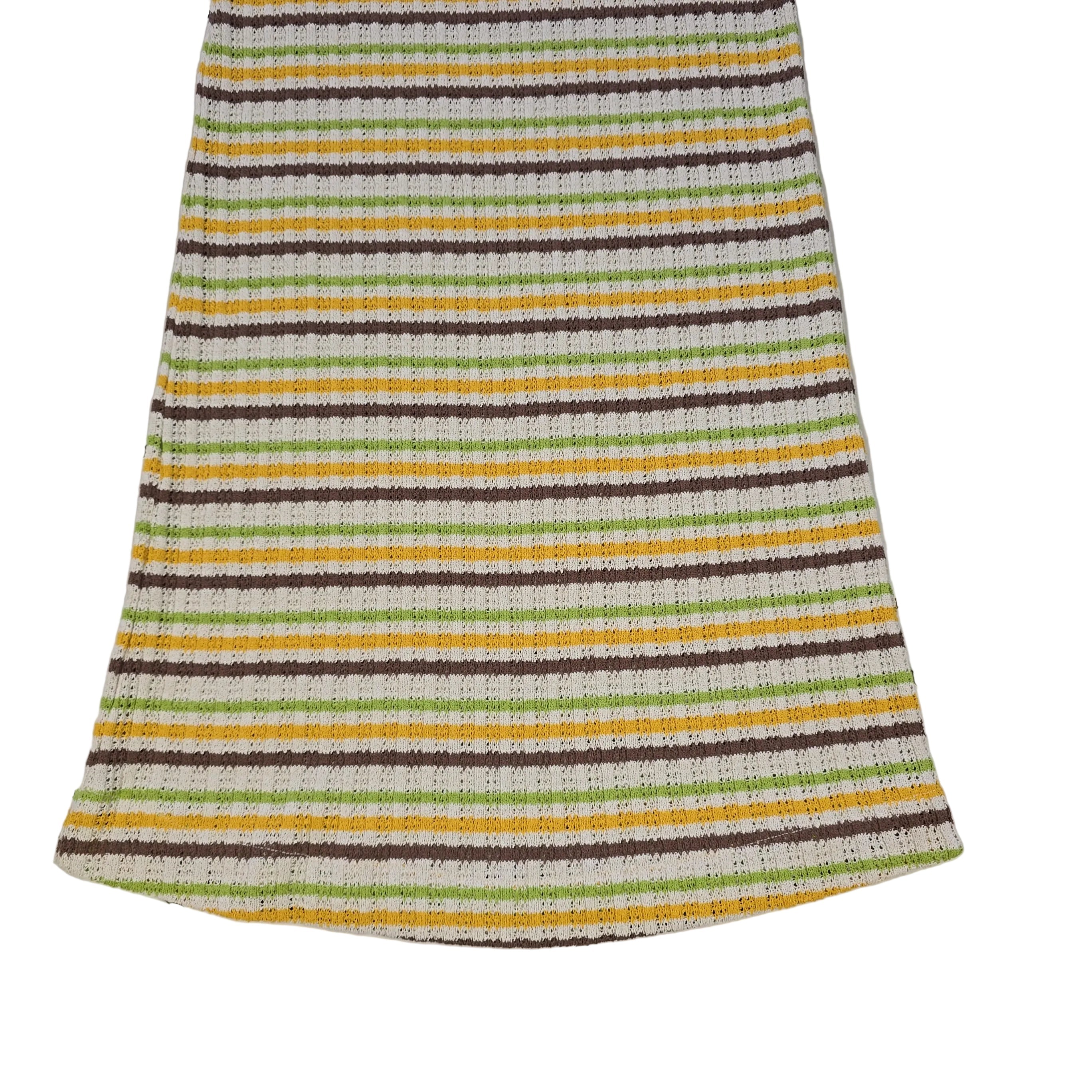 Striped maxi skirt on a light background