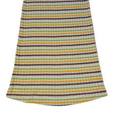 Striped maxi skirt on a light background