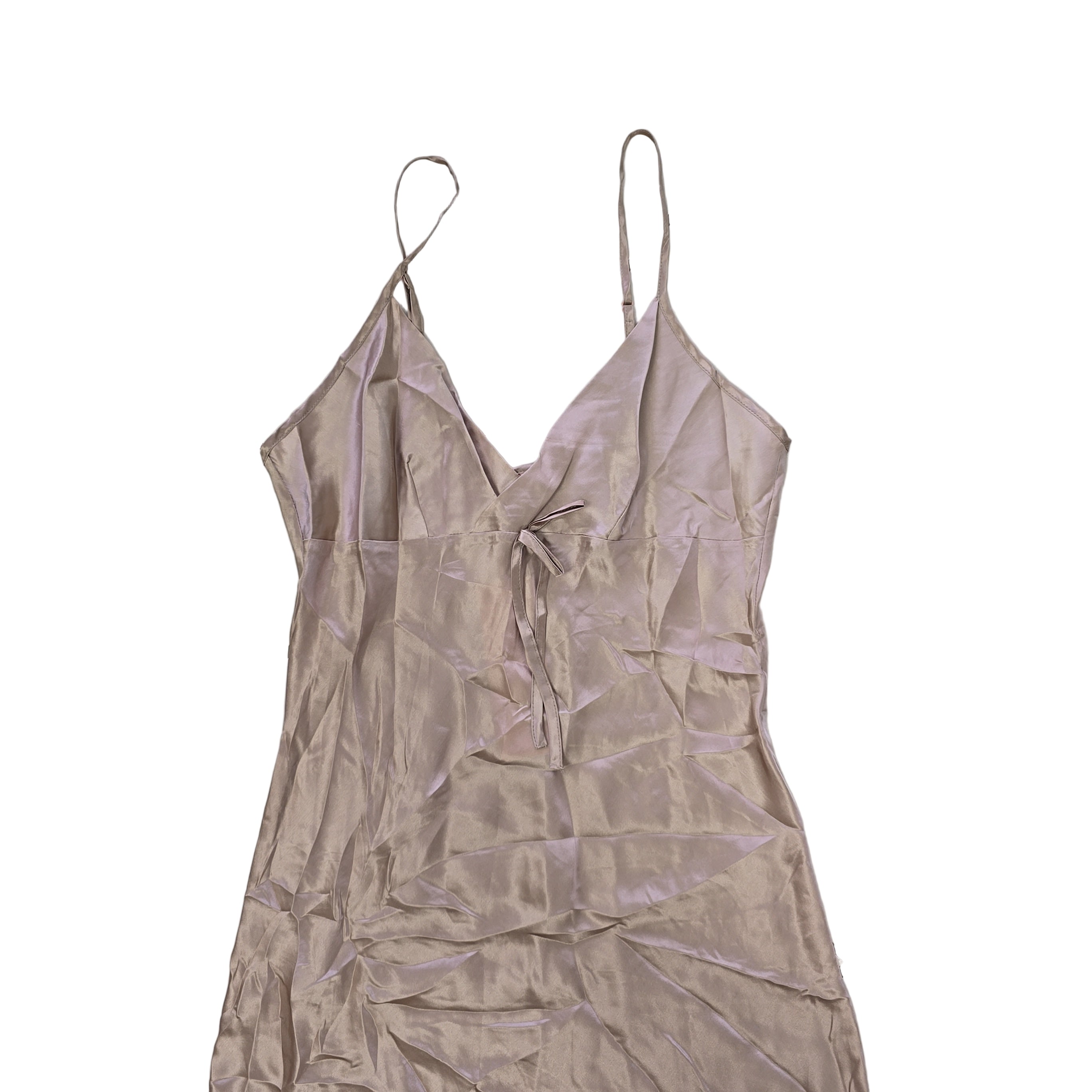 Beige dress on a light background