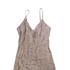 Beige dress on a light background