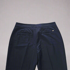 Tommy Hilfiger Cropped Straight Navy Pants - Size: AU 8