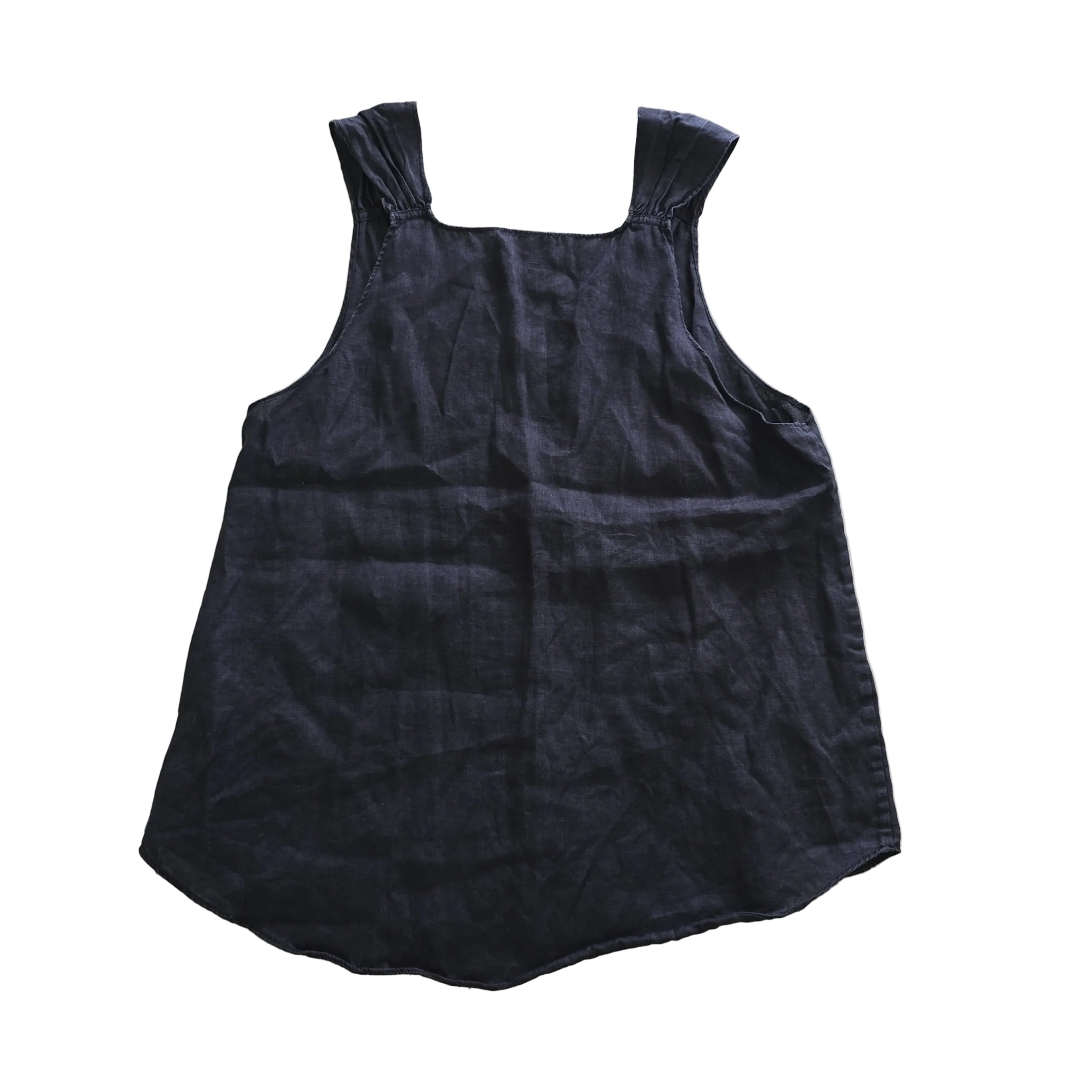 Black top on a light background
