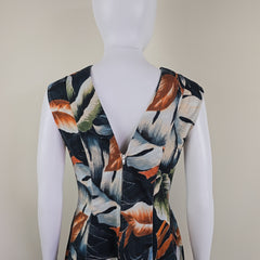 Scanlan Theodore Tropical Escape Midi Dress – Size AU 10 / UK 10 / US 10
