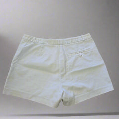 Glassons Classic White Bermuda Shorts - Size: AU 12