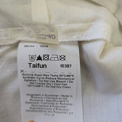 Taifun Collection Cream, Silver and Brown Dress