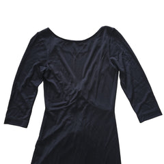 Black dress on a light background