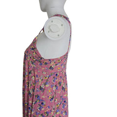 Pink floral dress on a light background