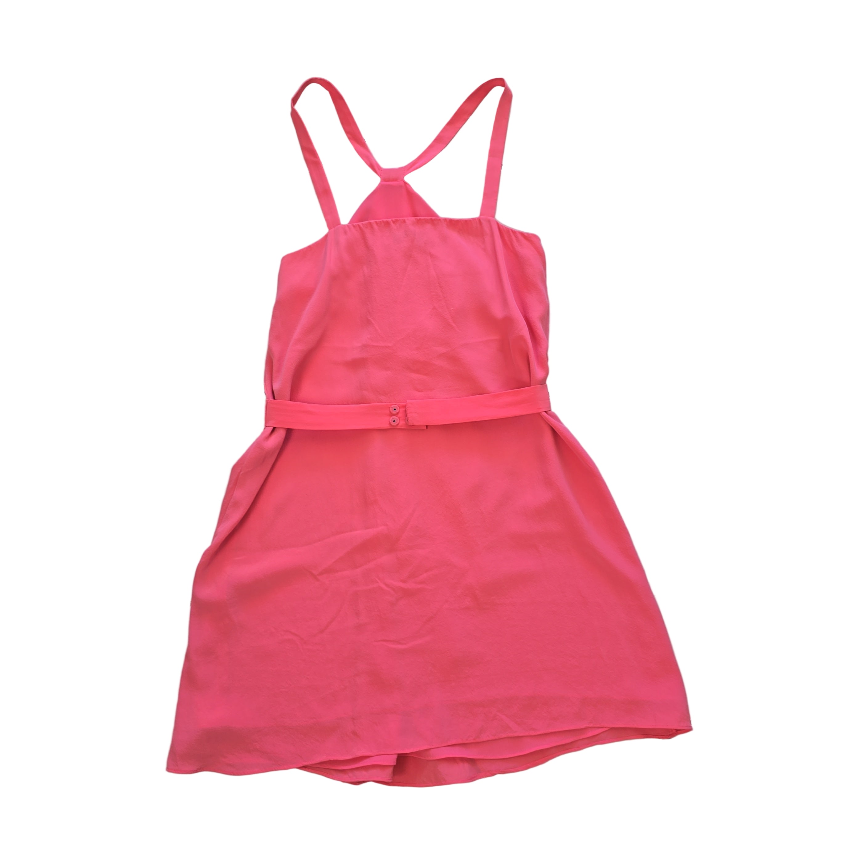 Pink dress on alight background