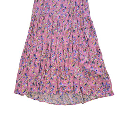 Pink floral dress on a light background