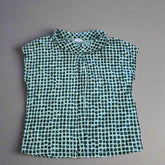 Gerry Weber Green Printed Cowl Neck Top – Easy Elegance Meets Everyday Comfort - Size: AU 12