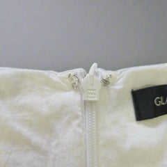 Glassons White Linen Mini Skirt - Size: AU 10