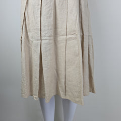 Beige skirt on a white background