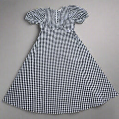 Lilly Loves Black and White Checkered Midi Dress