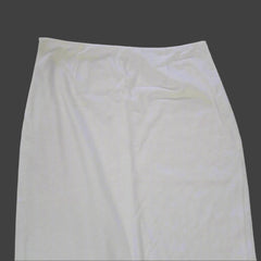 Charcoal White Linen Maxi Skirt - Size: AU12