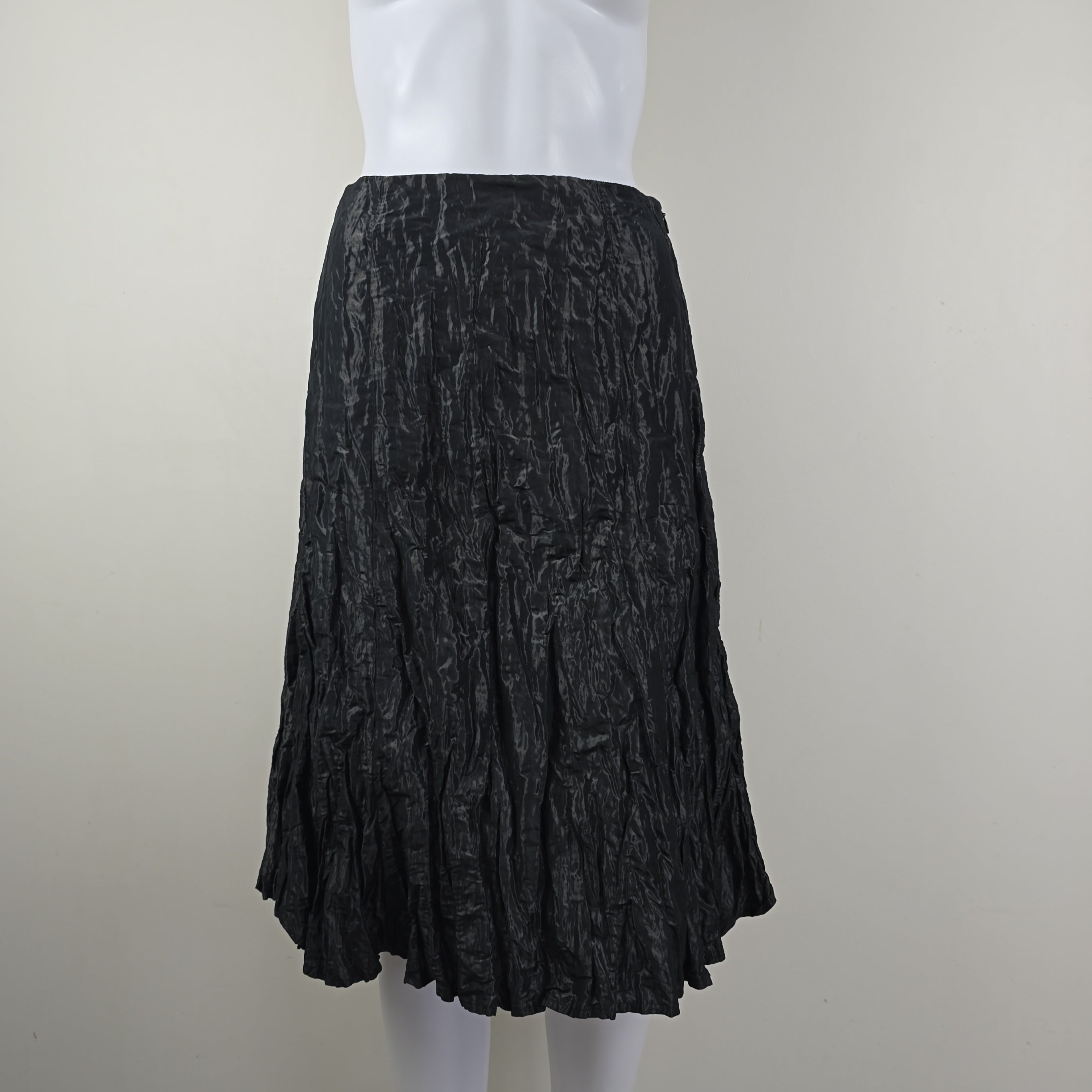 Blacl skirt on a white background