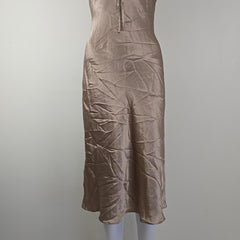 Beige dress on a light background