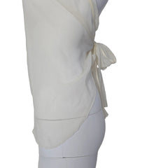 White top on a white background