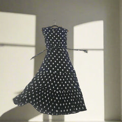 RIXO "Minni" Silk Polka Dot Dress - Size: M