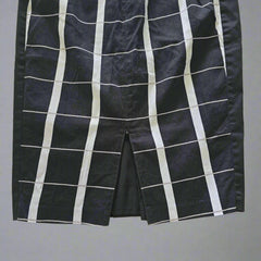 Veronika Maine Black, White & Beige Checkered Pencil Skirt – AU 10