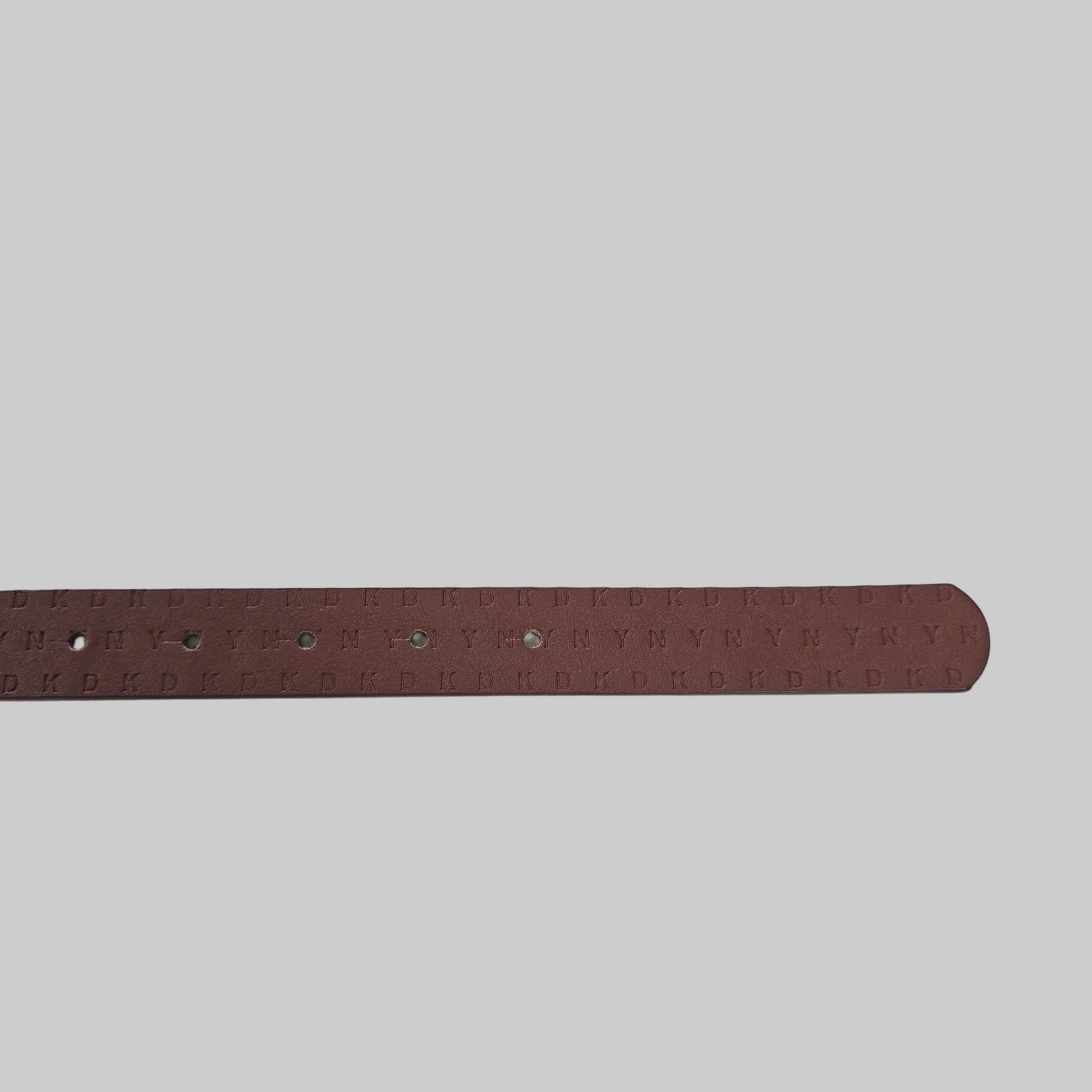 Brown belt on a white background