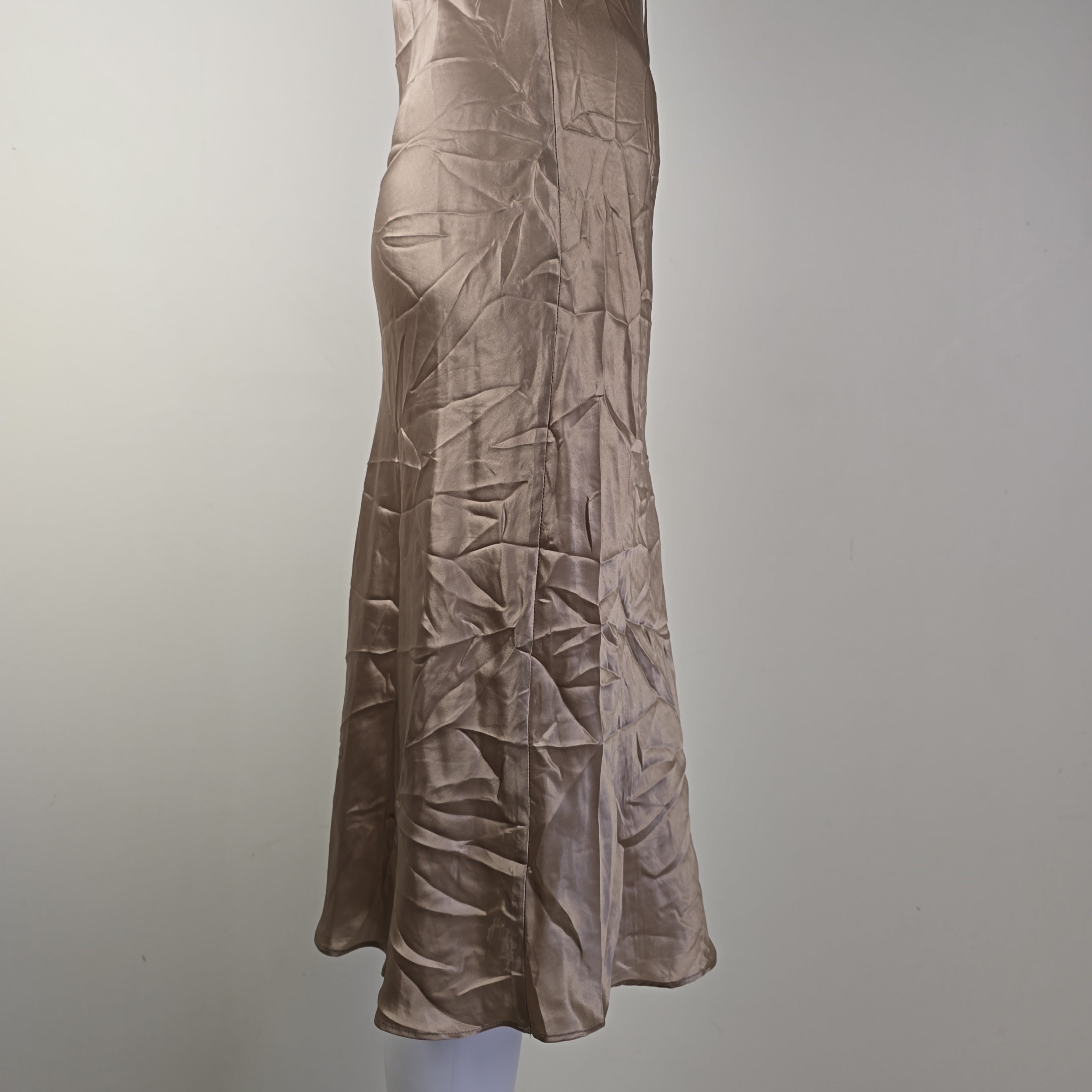 Beige dress on a light background