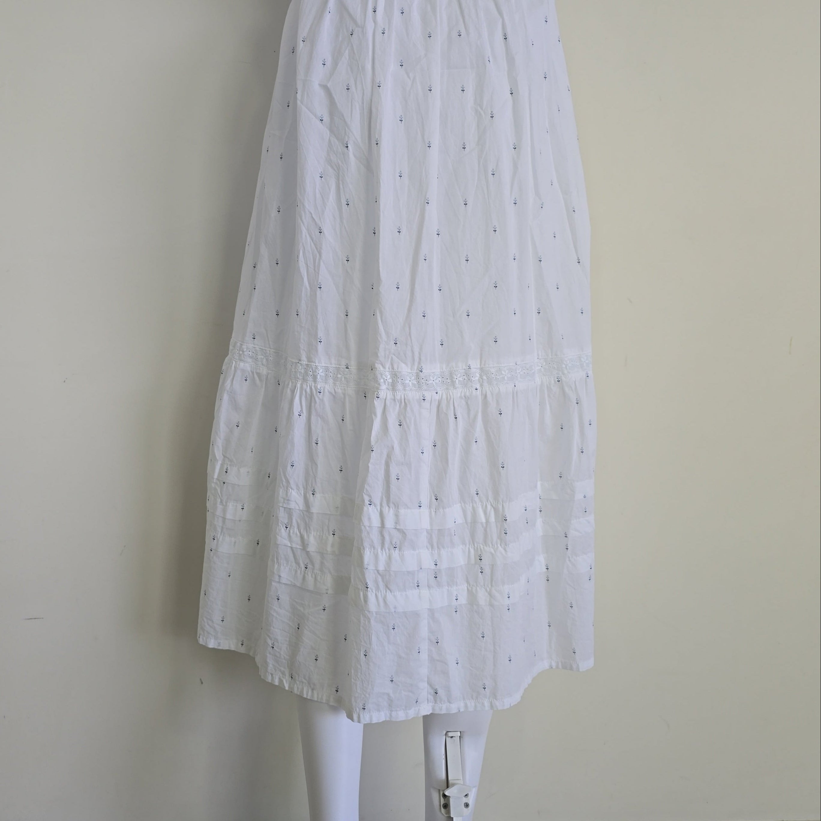 White dress on a light background