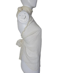 White top on a white background