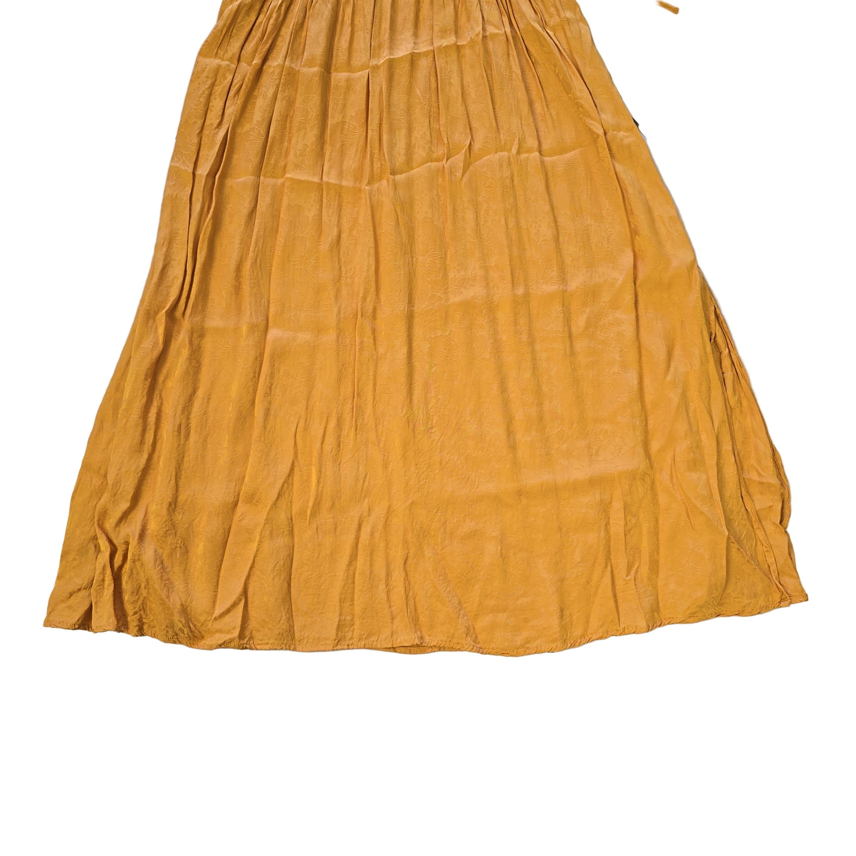 Yellow dress on a light background