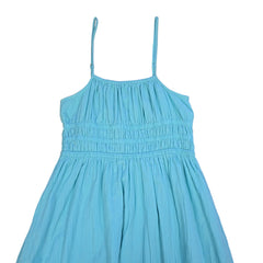 Light blue dress on a light background