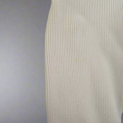 Guess Cream Long-Sleeved Top with Gold Zipper - Size: L