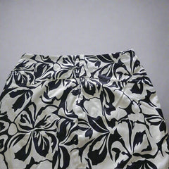 Veronika Maine Black and White Bold Print Pencil Skirt – AU 14