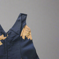 Trelise Cooper Cupids Bow Rosary Navy and Gold Dress - Size: AU 10