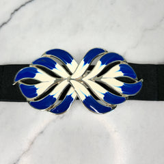 Unsigned Black, Blue, and White Belt