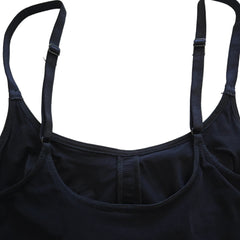 Black tank top on a light background