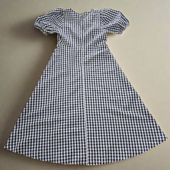 Lilly Loves Black and White Checkered Midi Dress