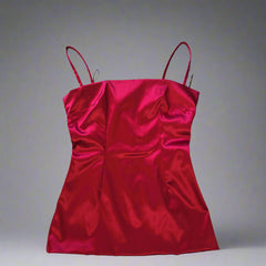 Dolce & Gabbana, Rich Red Top with Leopard Lining