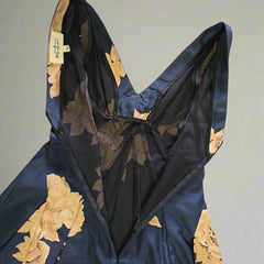 Trelise Cooper Cupids Bow Rosary Navy and Gold Dress - Size: AU 10