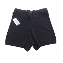 Black Cotton Shorts with a Calvin Klein label on a light background.