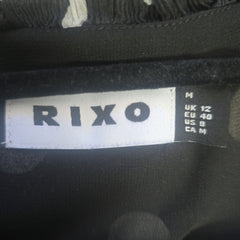 RIXO "Minni" Silk Polka Dot Dress - Size: M