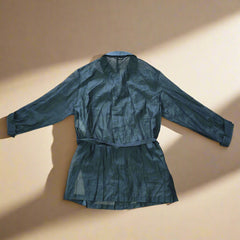 Gerry Weber Green Button Up Shirt - Size: AU 14