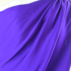 Scanlan & Theodore Violet Purple Silk Draped Top - Size: AU 8