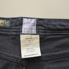 Sass & Bide Lady Day Charcoal Grey Jeans - Size: 32 (AU 12)