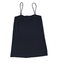 Black mini dress on a light background