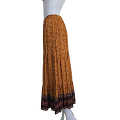Brown fabric on a mannequin against a white background