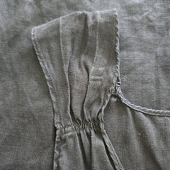 Close-up of a gray fabric with a textured surface