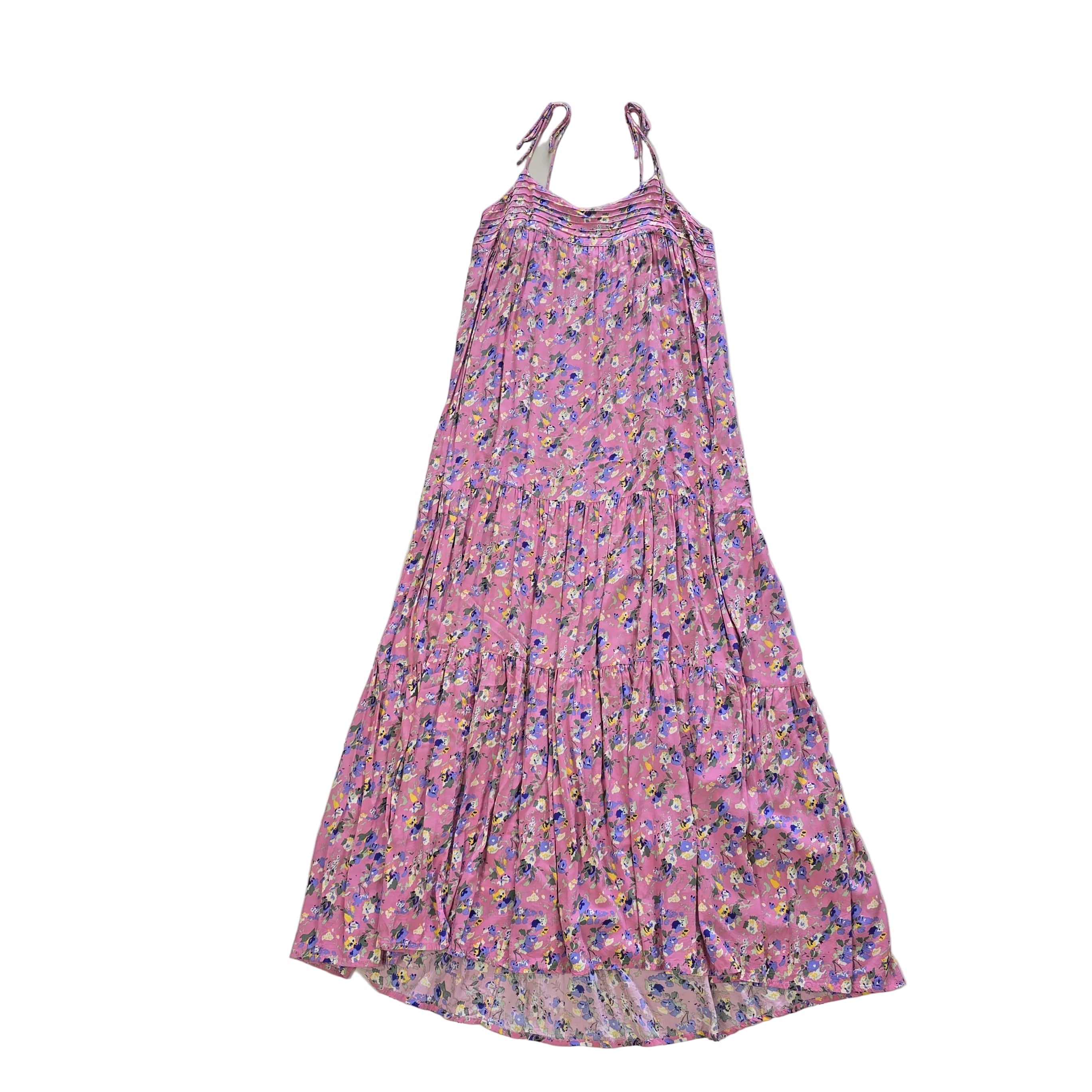 Pink floral dress on a light background