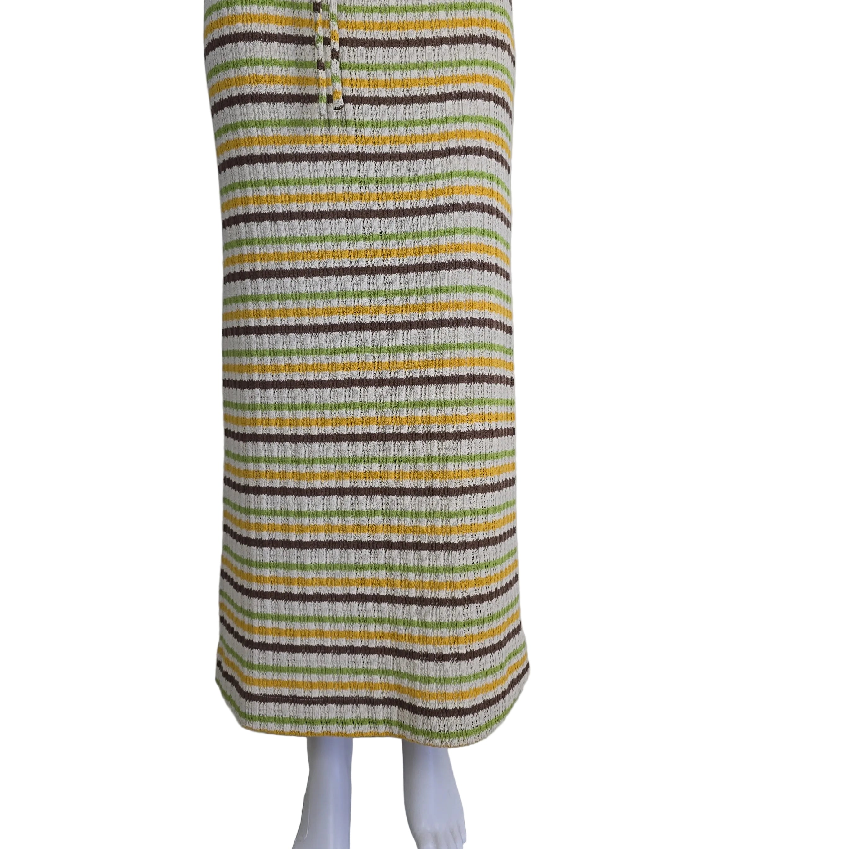 Striped maxi skirt on a light background