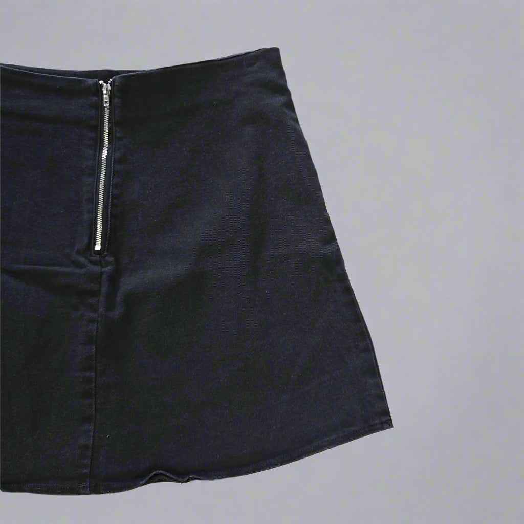 Skirt on a tiled floor