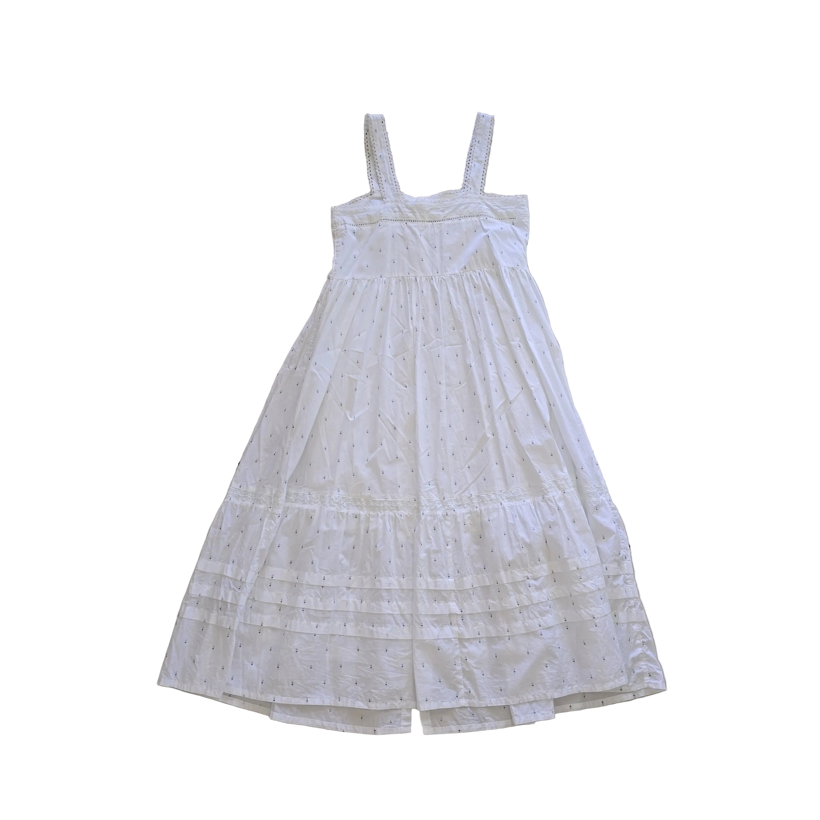 White lace dress on a light background