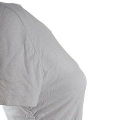 White t-shirt on a light background